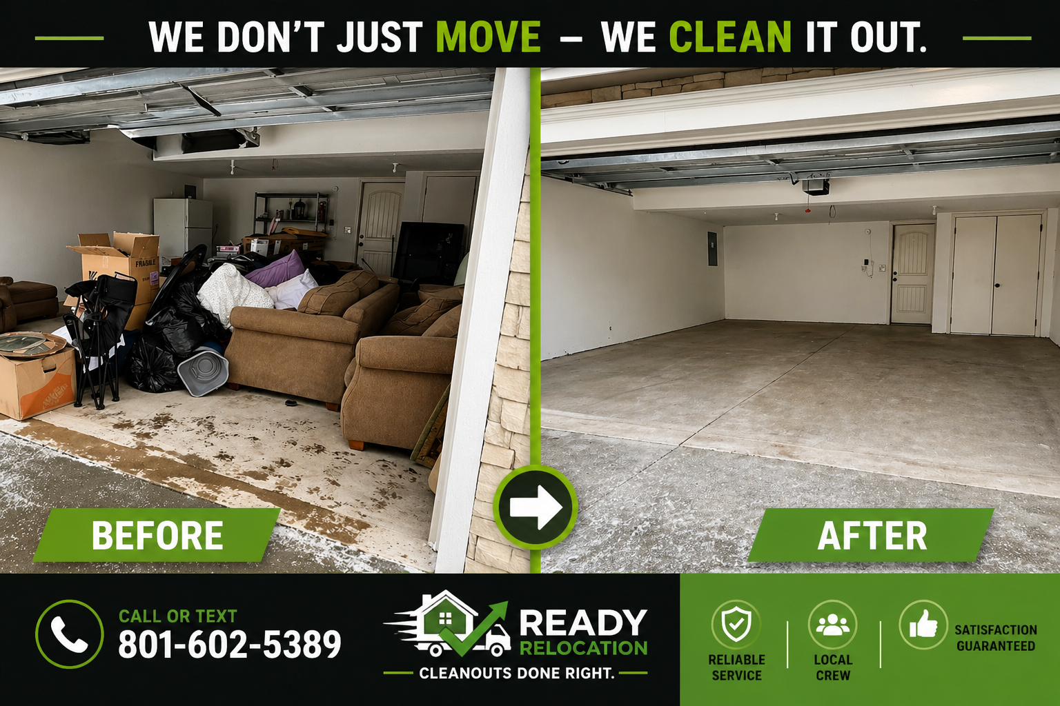 Ready Relocation moving and cleanout project proof image